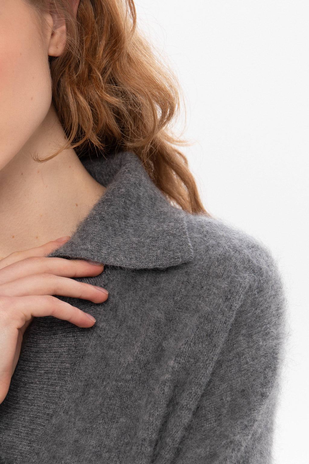 Кашеміровий светр поло