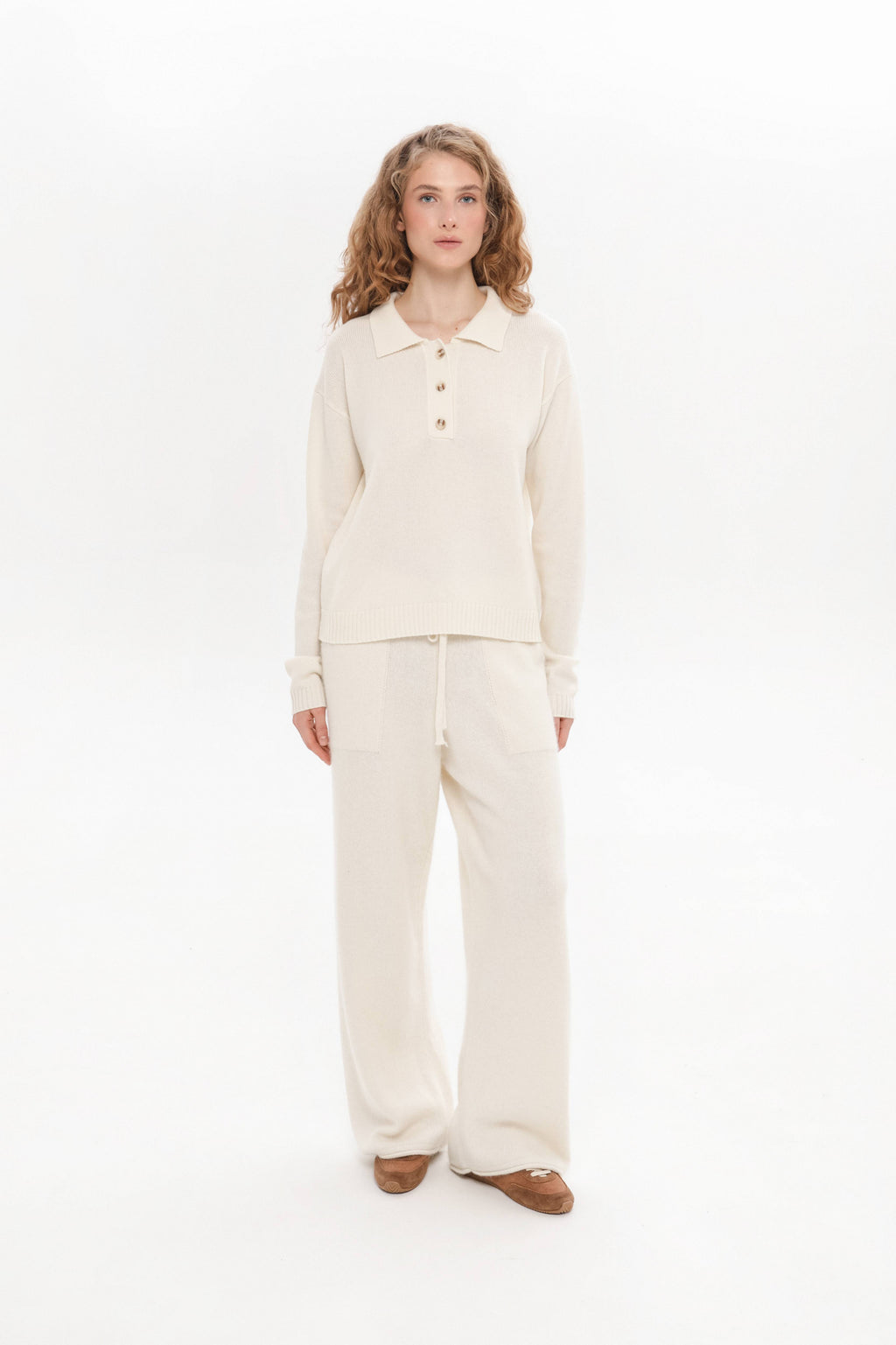 Светр поло із кашеміру та вовни