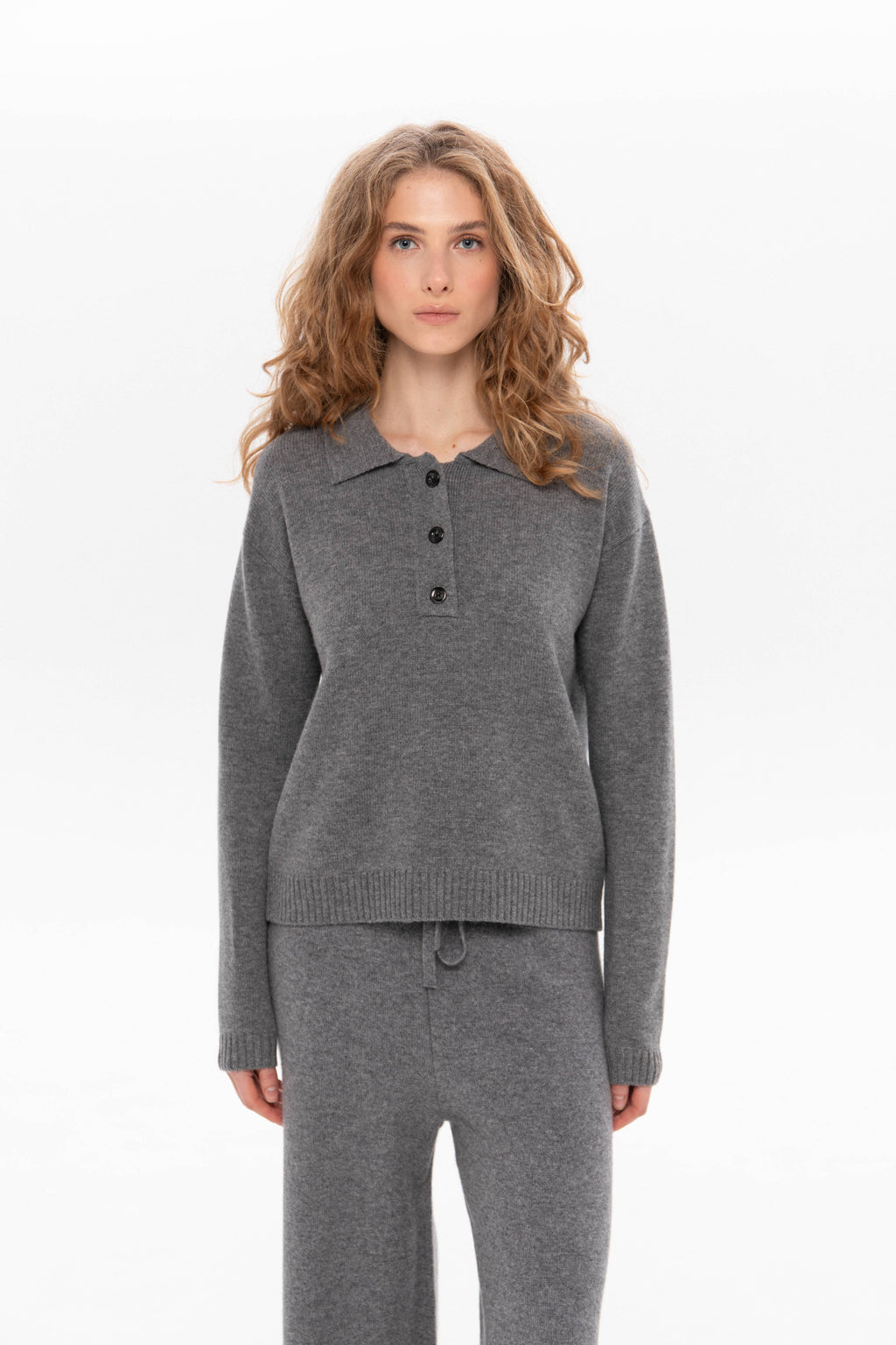 Светр поло із кашеміру та вовни