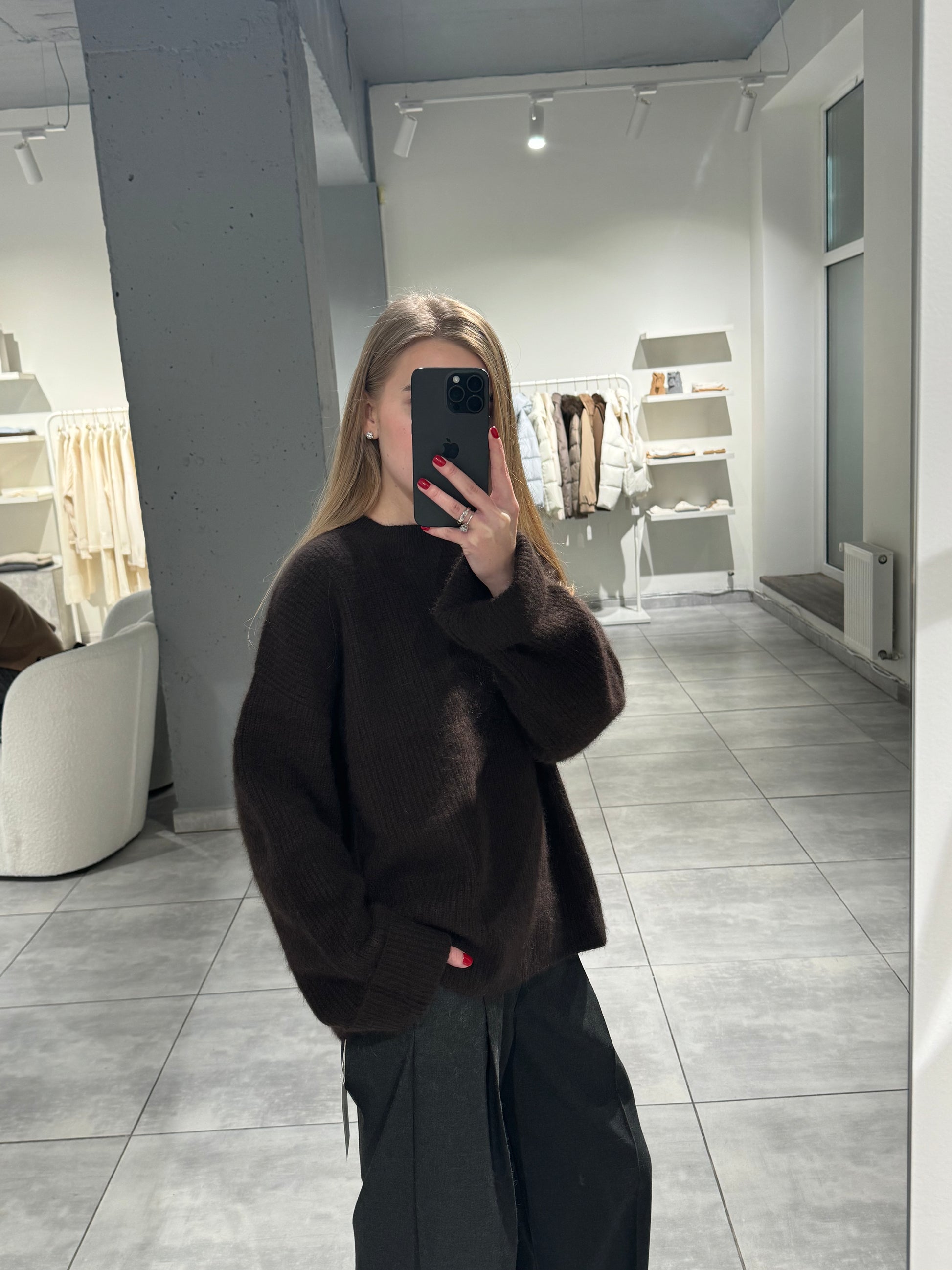 Светр із кашеміру та ангори