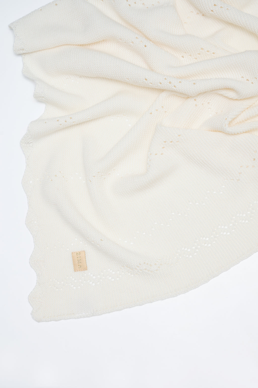 Плед ажурної в'язки